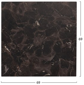 ΕΠΙΦΑΝΕΙΑ ΤΡΑΠΕΖΙΟΥ HPL HM5838.14 BROWN MARBLE 69x69 εκ. ΠΑΧΟΥΣ 12mm. - HPL - HM5838.14