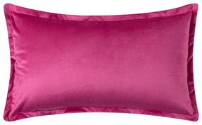 Βελουτέ Διακοσμητική Μαξιλαροθήκη (35x60) Silk Fashion A804 Φούξια