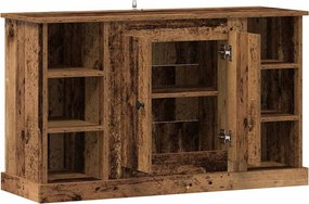 vidaXL Πλαϊνό γραφείο Παλιό Ξύλο 100 x 35,5 x 60 εκ.