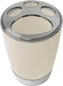 Θήκες οδοντόβουρτσας πλαστικές σε σετ 5Χ - Beige - 21584