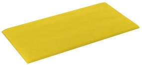 Πάνελ Τοίχου 12 τεμ. Ανοιχτό Κίτρινα 60x30εκ. 2,16μ² Υφασμάτινα - Κίτρινο