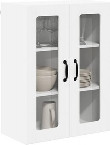 vidaXL Ραφιέρα τοίχου LUCCA Λευκό 60 x 31 x 80 εκ. Επεξεργασμένο Ξύλο