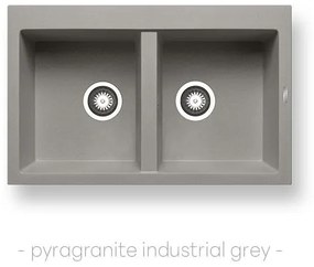 Kitchen Sink Pyragranite Alazia 79x50 cm 2B Industrial Grey