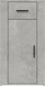 vidaXL Ντουλάπι Γραφείου Γκρι Σκυροδ. 40x49x75 εκ. Επεξεργασμένο Ξύλο