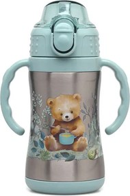 Παγούρι - Θερμός 280ml Με Καλαμάκι Kiokids Little Beer 3807