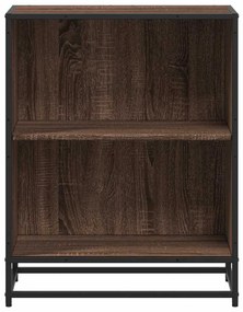 vidaXL Ντουλάπι βιβλίων καφέ δρυς 60x35x76 cm Ξύλινο μηχανουργικό ξύλο