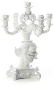 Κηροπήγιο Burlesque - Clown H48 White Seletti Porcelain
