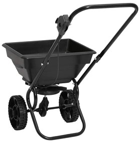 vidaXL Διανομέας Αλατιού Ώθησης 15 L 80 x 46 x 75 εκ. από PVC/Ατσάλι
