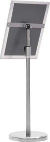 vidaXL Βάσεις Αφισών 2 pcs Ασημί 32,7 x 24 x 108 εκ. Αλουμίνιο
