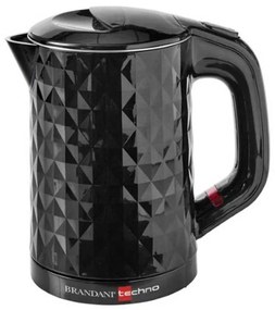 Βραστήρας Techno Diamond 52207 11,5x17,5x18cm 600ml 700-800W Black Brandani Πλαστικό