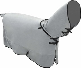 vidaXL Σαμάρι Ίππου Φωτεινό γκρι και ροζ Πολυεστέρας