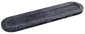Πλατώ Σερβιρίσματος FAV231 30x7x1cm Black Espiel Marble