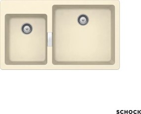 Schock Manhattan 30291 - Νεροχύτης Κουζίνας Γρανίτη 86x50 - Vanilla