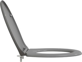 vidaXL Λεκάνη Γκρι 47 x 37 x 4 εκ Δυροπλάστ