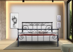 Κρεβάτι 115ΚΠ3 για στρώμα 160χ200 υπέρδιπλο με επιλογές χρωμάτων