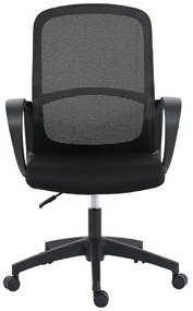 Καρέκλα Γραφείου Zuena σε Μαύρο 61x58x103εκ. 61x58x93 εκ.