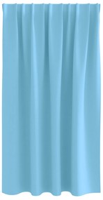 vidaXL Κουρτίνες με κουρτίνες 2 pcs Γαλάζιο 140 x 140 cm Πολυεστέρας