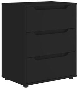 vidaXL Sideboard &quot;VISNES&quot; Μαύρο 60x40x73 cm Ξύλο μηχανής