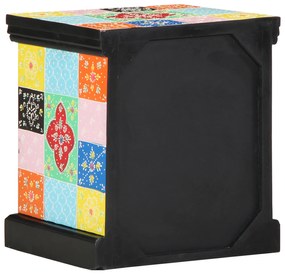 vidaXL Κομοδίνο 2 τεμ Πολύχρωμο 40x35x45 εκ Κατασκευασμένο ξύλο