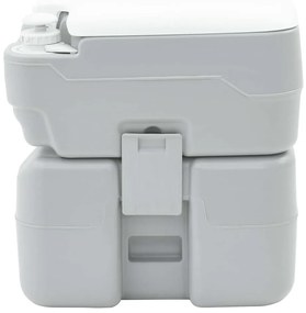 vidaXL Τουαλέτα Κάμπινγκ Γκρι 41.5 x 36.5 x 42 εκ.