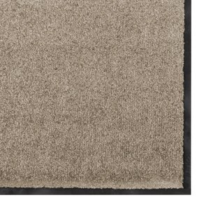vidaXL Πατάκι Πόρτας Ορθογώνιο Μπεζ 120x250 εκ.