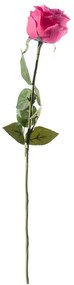Τεχνητό Κλωνάρι Τριαντάφυλλο Garden 8581-7 8x57cm Fuchsia Supergreens Polyester,Plastic
