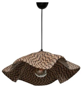 ΦΩΤΙΣΤΙΚΟ ΟΡΟΦΗΣ ΚΡΕΜΑΣΤΟ ΜΠΕΖ ΜΑΥΡΟ HM7649.01 Φ44x54 εκ.