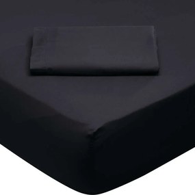 Σεντόνι Με Λάστιχο 1015 Black Das Home  Semi-double 120x235cm 100% Cotton