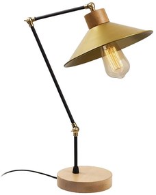 Φωτιστικό Επιτραπέζιο Manavgat 525NOR2123 Φ24x52cm E27 40W Multi-Gold Opviq