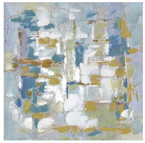 Πίνακας Σε Καμβά Vag 1 022819 80x80xH3cm Multi Τετράγωνοι Canvas