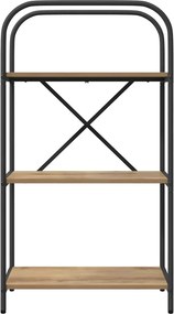 vidaXL Ράφι Βιβλίων 3 επιπέδων 60 x 30 x 109 εκ Επεξεργασμένο ξύλο