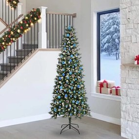 vidaXL Τεχνητό Χριστουγεννιάτικο Δέντρο με 300 LED Πράσινο 240 cm