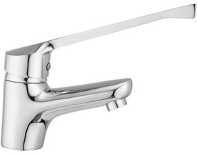 Μπαταρία Νιπτήρος Delta 23-1120 Μακρύ Πόμολο Με Κλικ Chrome Gloria Μέταλλο