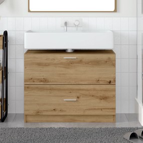 vidaXL Ντουλάπι Νιπτήρα Artisan Oak 78x37x59 εκ Μηχανικά Ξύλα