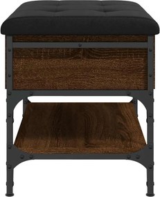 vidaXL Παπουτσοθήκη Καφέ Δρυς 62x42x45 εκ. από Επεξεργασμένο Ξύλο
