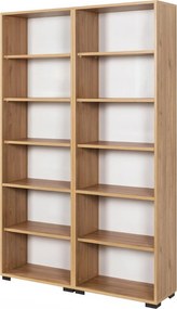 Βιβλιοθήκη Sapphire Δρυς DOMI 120x30x2