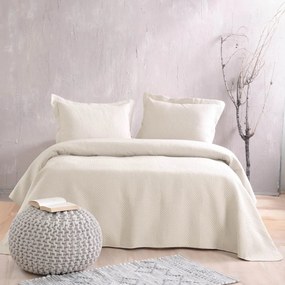 Κουβερλί Υπέρδιπλο (Σετ 220x240) Rythmos Allure Ecru