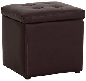 ΣΚΑΜΠΩ ΜΕ ΑΠΟΘΗΚΕΥΤΙΚΟ ΧΩΡΟ PU ΚΑΦΕ CUBE HM224.03--38x38x36.5Υεκ.