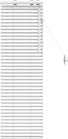 vidaXL Βενετσιάνικη Σκίαση Λευκό 50 x 130 εκ 35 mm