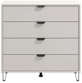 Κομότα - Συρταριέρα Lucca  4F Cashmere 93x40x90 εκ. 93x40x90 εκ.