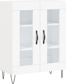 vidaXL Ντουλάπι Λευκό 69,5x34x180 εκ. από Επεξεργασμένο Ξύλο