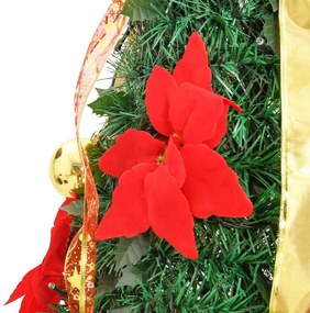 vidaXL Χριστουγεννιάτικο Δέντρο Τεχνητό Pop-up Πράσινο 200 LED 210 εκ.