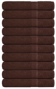 Πετσέτες FROGN 10 τεμ. Καφέ 100x200 εκ. 360 γρ./μ²
