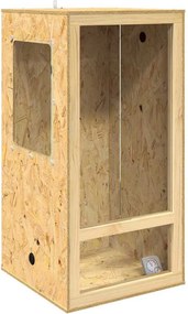 vidaXL Terrarium Καφέ 50 x 50 x 100 cm OSB