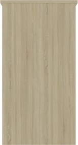 vidaXL Γραφείο Χρώμα Sonoma Δρυς 80 x 40 x 75 εκ. από Επεξ. Ξύλο