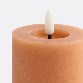 Κερί LED με χρώμα, από κερί, ύψος 11,3 εκ., Caspar