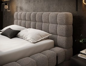 Επενδυμένο κρεβάτι Cloud-Kafe Anoixto-160 x 200