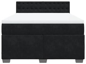 ΚΡΕΒΑΤΙ BOXSPRING ΜΕ ΣΤΡΩΜΑ ΜΑΥΡΟ 140X200 ΕΚ. ΒΕΛΟΥΔΙΝΟ 3286344