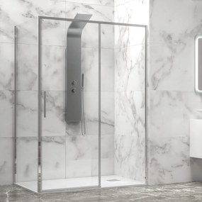 Karag Lea 400 Cromo Nano Καμπίνα Συρόμενη Διάφανη (107-110 cm)