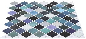 vidaXL Tile Λαμπτήρα 20 pcs Μπλε Πράσινο 27 x 27 εκ.